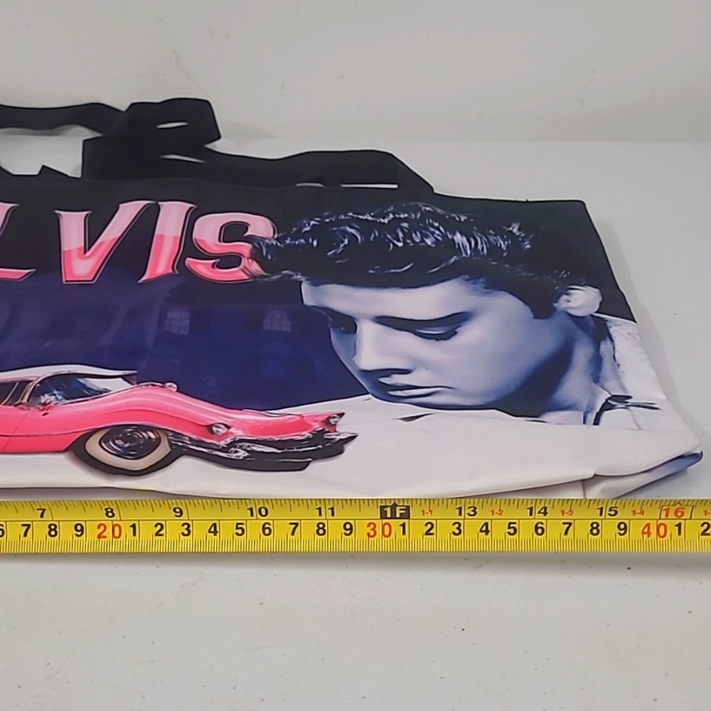 NWT super fun Elvis vinyl tote. - Picture 4 of 9